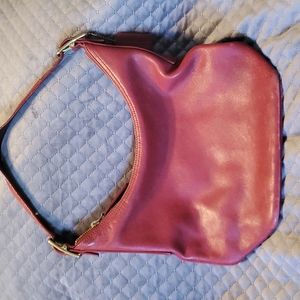 Coach classic hobo bag red leather